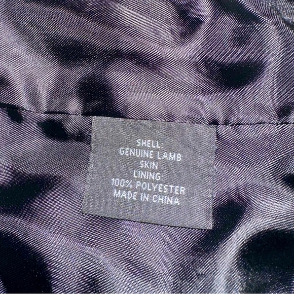 Men’s Genuine Leather Jacket Lambskin Roundtree Yorke Size S - Picture 9 of 12